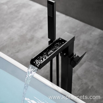 Matte Black Freestanding Bathtub Faucet